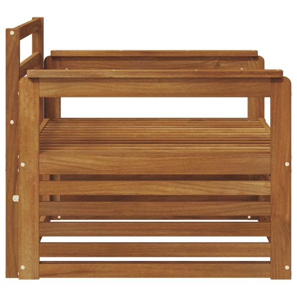 2 stk. Outdoor-Sofa Natur