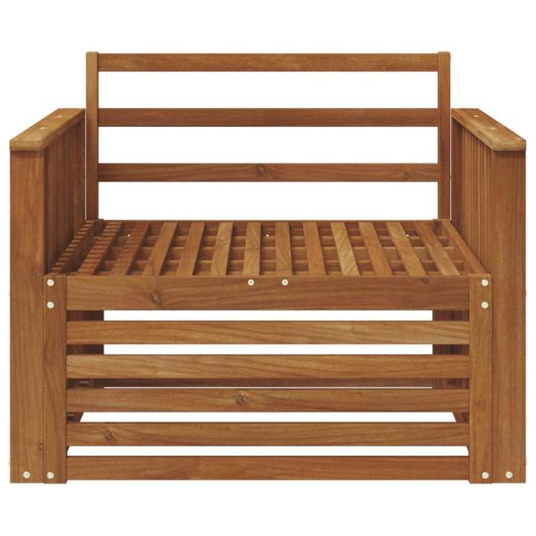 2 stk. Outdoor-Sofa Natur