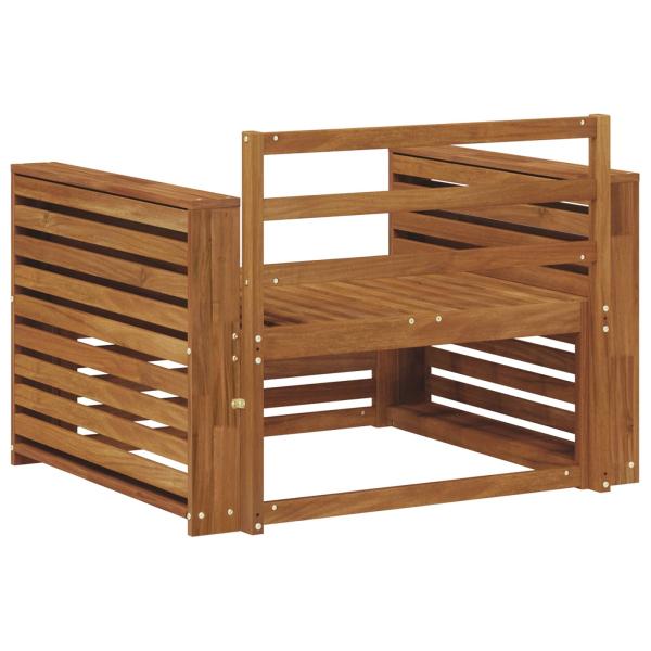 2 Stück Outdoor-Sofa Natur