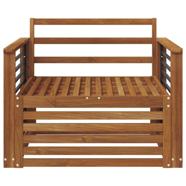 2 stk. Outdoor-Sofa Natur