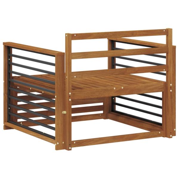 2 stk. Outdoor-Sofa Natur