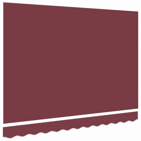 Ersatzbespannung für Markise 2,5x2 m Bordeauxrot Polyester