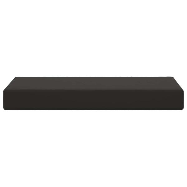 Sitzkissen für Outdoor Schwarz 80 x 40 x 8 cm 100 % Polyester