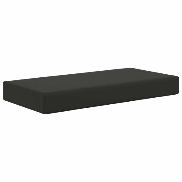 Sitzkissen für Outdoor Schwarz 80 x 40 x 8 cm 100 % Polyester