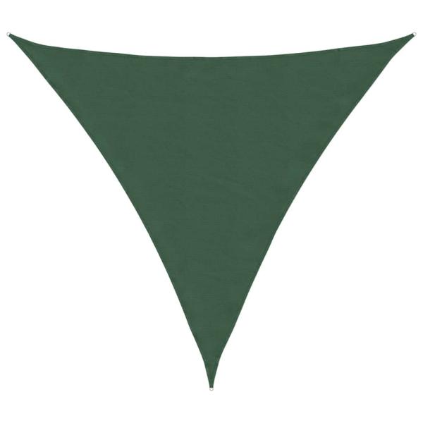 Sonnensegel Oxford-Gewebe Dreieckig 3,6x3,6x3,6 m Dunkelgrün