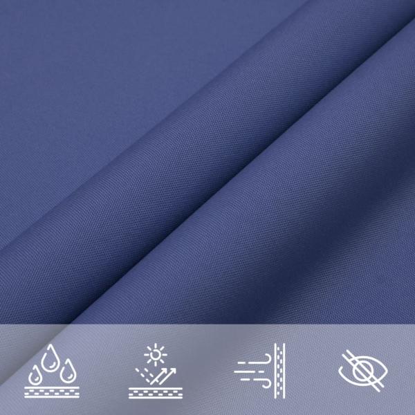 Sonnensegel Oxford-Gewebe Dreieckig 3x3x3 m Blau