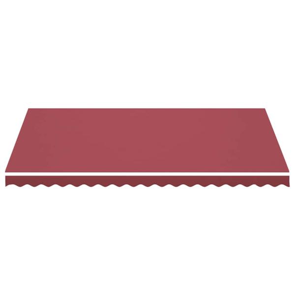 Ersatzstoff für Markise Burgunderrot 450x300 cm Polyester