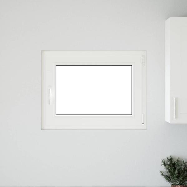 Kipp- und Drehfenster für den Keller RISOR 80 x 70 cm