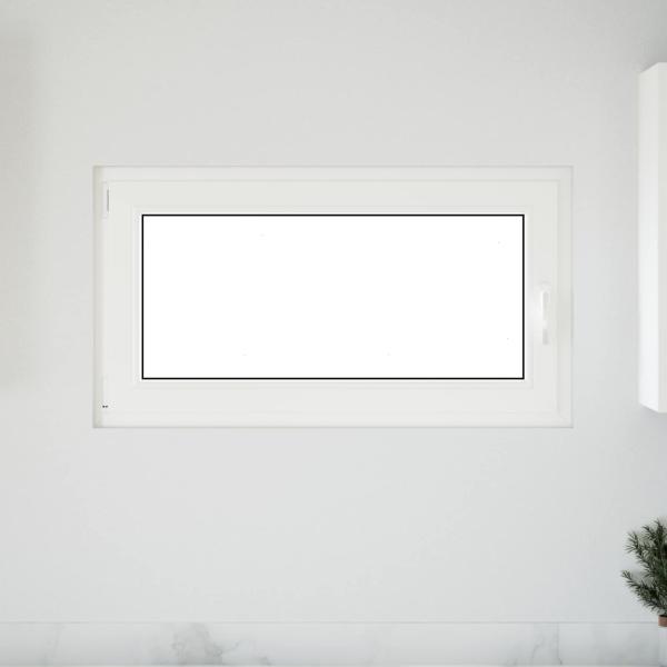 Kellerfenster Innenseite Farbe Weiß RISOR 110 x 70 cm