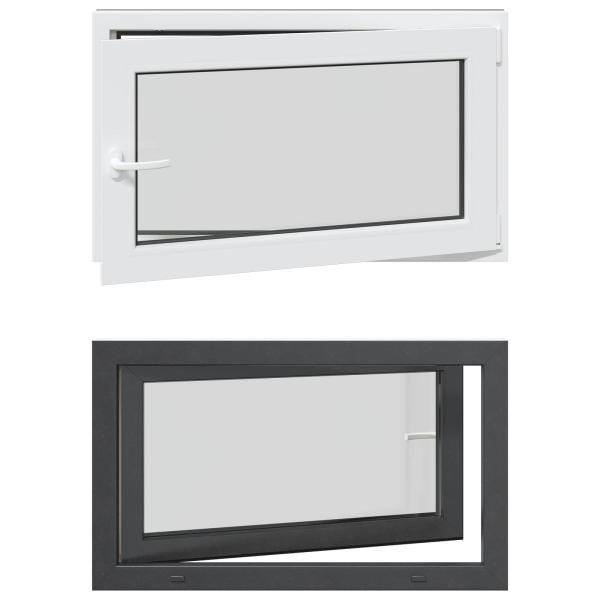 Kellerfenster Innenseite Farbe Weiß RISOR 100 x 60 cm