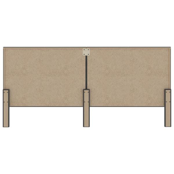 Kopfteil Dunkelgrau Stoff 200×200 cm