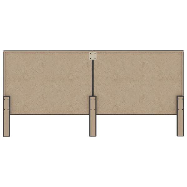 Kopfteil Dunkelgrau Stoff 200×200 cm