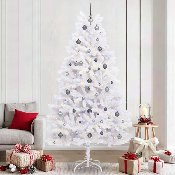 ARDEBO.de - Künstlicher Weihnachtsbaum Weiß 120 x 120 x 240 cm