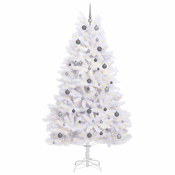 Künstlicher Weihnachtsbaum Weiß 120 x 120 x 240 cm