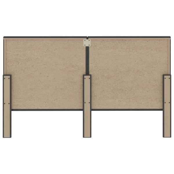 Boxspringbett Dunkelgrau Stoff 180x200 cm