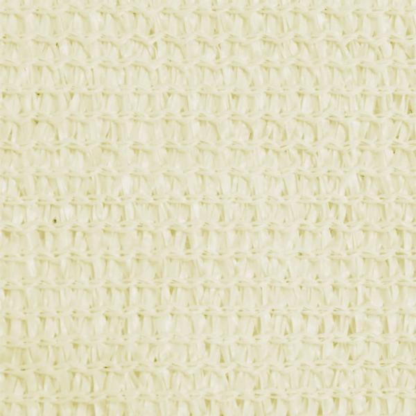 Sonnensegel 160 g/m² Creme 6x8 m HDPE