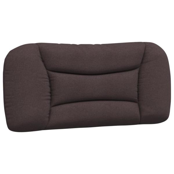 Bett mit Matratze "Hvar" Dunkelbraun 80x200 cm Stoff