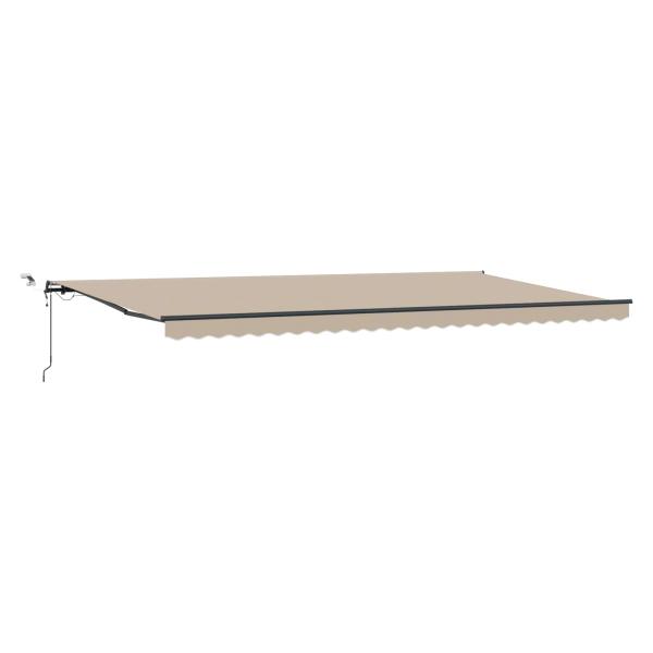 Markisenstoff mit Beige 600 x 300 cm Polyester