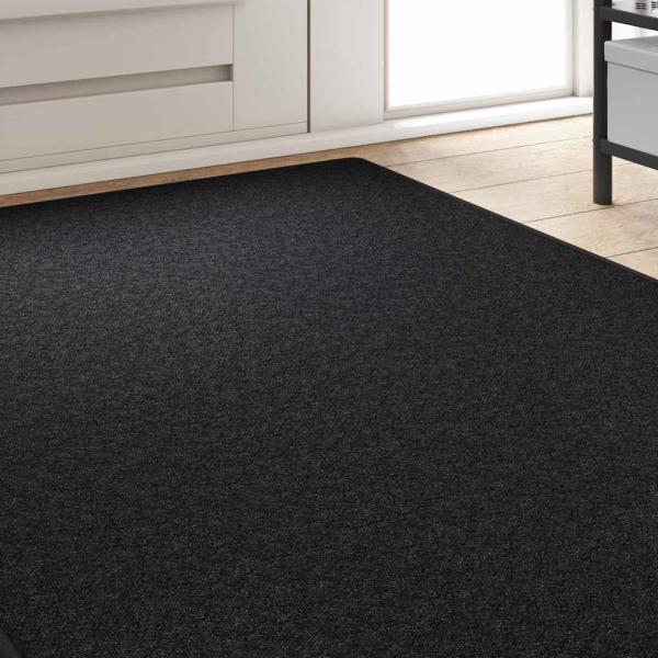 Teppichläufer Anthrazit 100 x 300 cm 100% Polypropylen