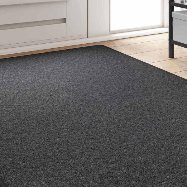 Teppichläufer Dunkelgrau 100 x 300 cm 100% Polypropylen