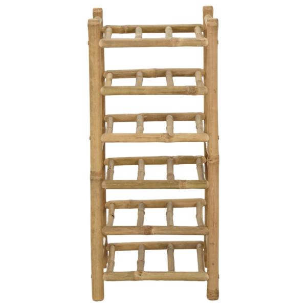 Weinregal Natur 32,5 x 29,5 x 72 cm Bambus