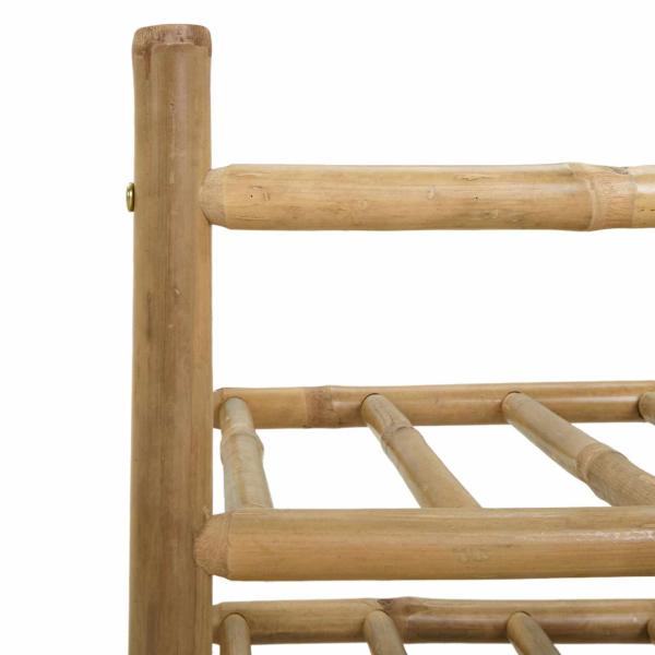 Weinregal Natur 32,5 x 29,5 x 72 cm Bambus