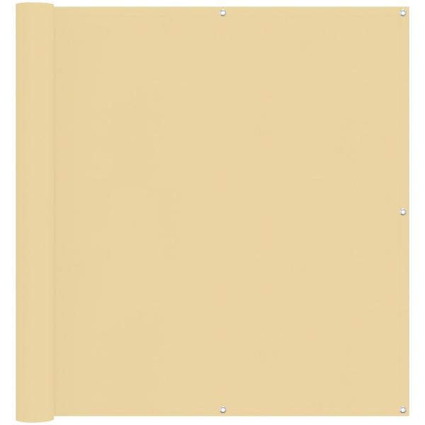 Balkonsichtschutz Sand 110 x 500 cm Oxford-Stoff