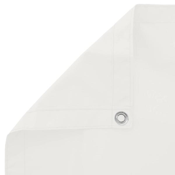 Balkonsichtschutz Weiß 110 x 1000 cm Oxford-Stoff