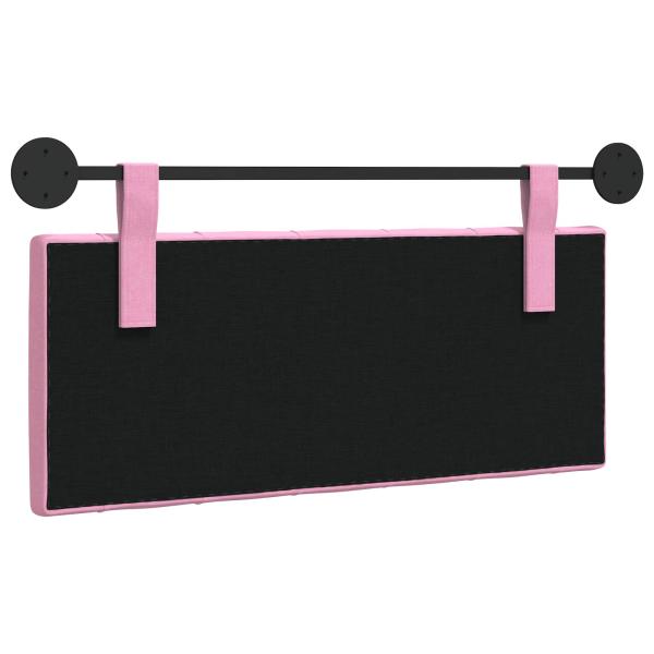 Hängendes Kopfteil Rosa Stoff