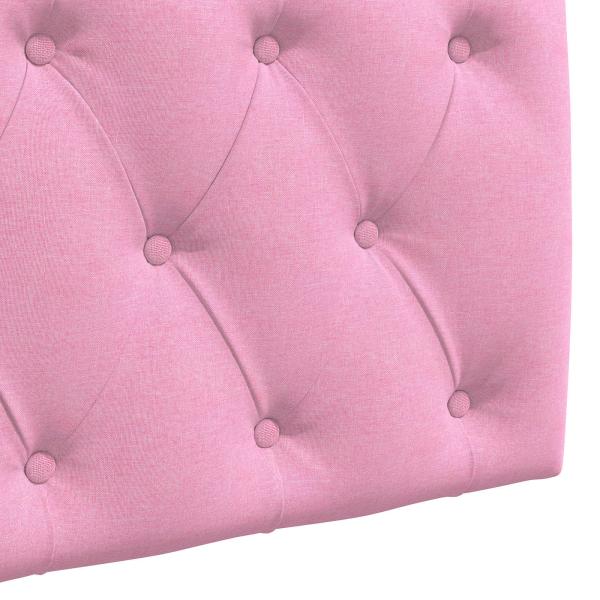 Hängendes Kopfteil Rosa Stoff