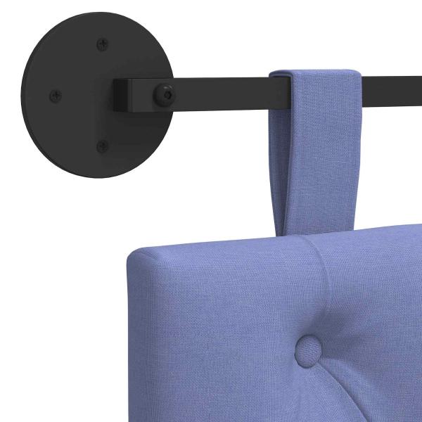 Hängendes Kopfteil Jeans blau Stoff