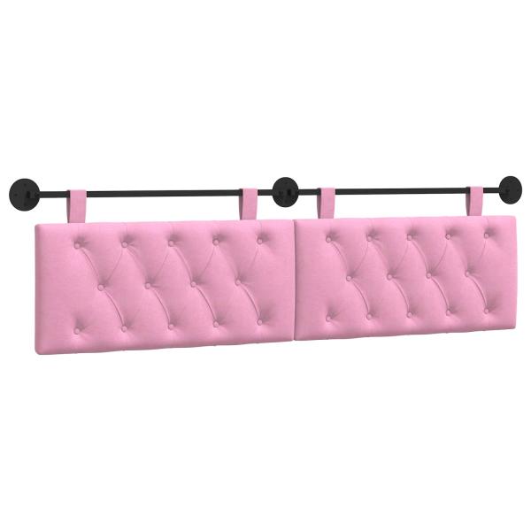 Hängendes Kopfteil Rosa Stoff