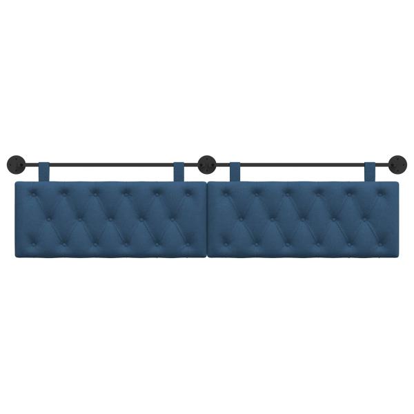 Hängendes Kopfteil Blau Stoff