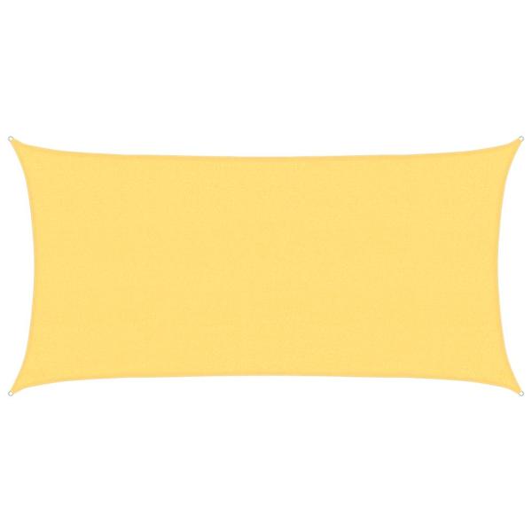 Sonnensegel HDPE Rechteckig 2x4 m Beige