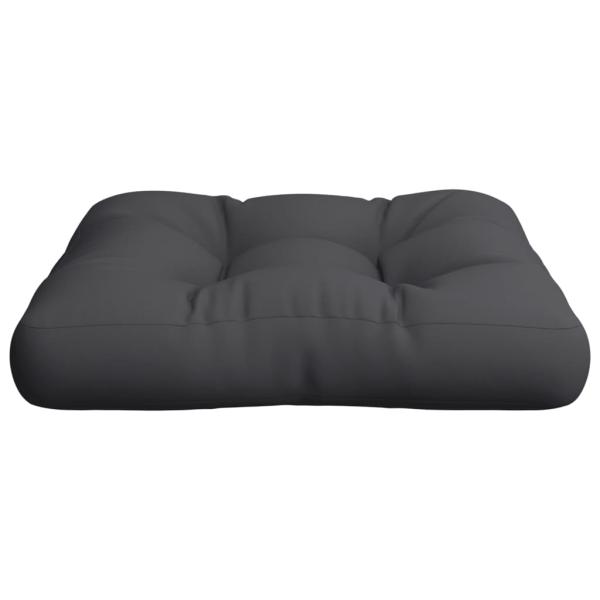 Palettenkissen Schwarz 60x61,5x10 cm Stoff