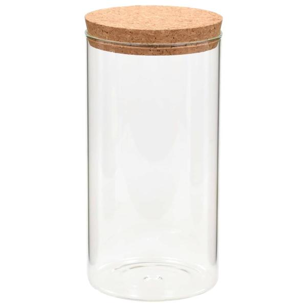 Vorratsgläser mit Korkdeckel 6 Stk. 1400 ml