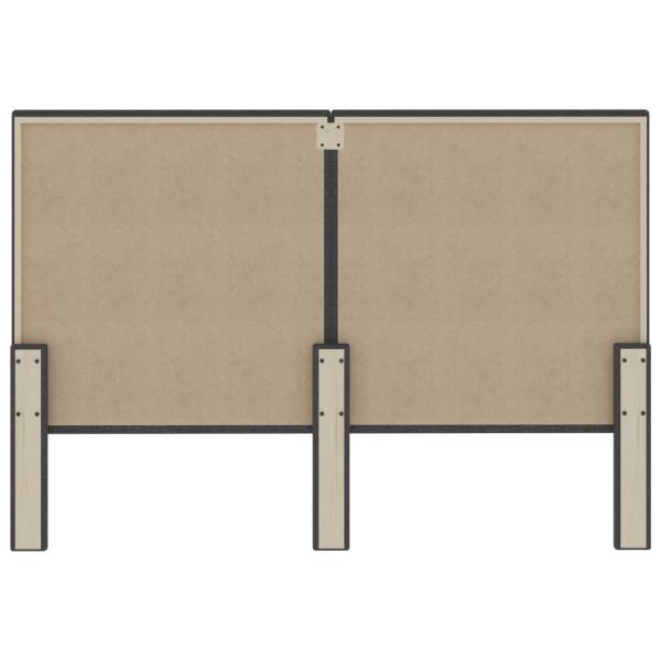 Boxspringbett Dunkelgrau Stoff 140x200 cm