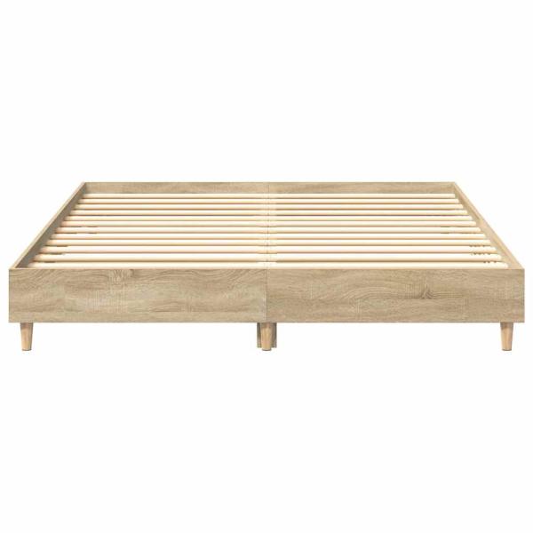 Bettrahmen Sonoma 152 x 203 cm Holzwerkstoff
