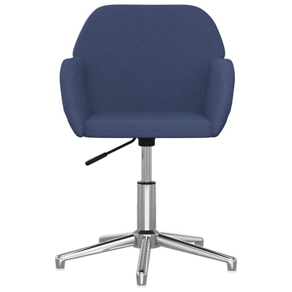 Bürostuhl Drehbar Blau Stoff