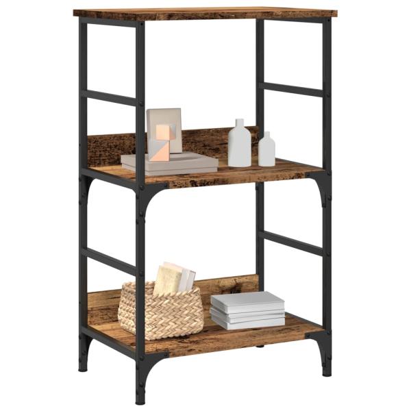ARDEBO.de - B?cherregal Altholz-Optik 50x33x82 cm Holzwerkstoff