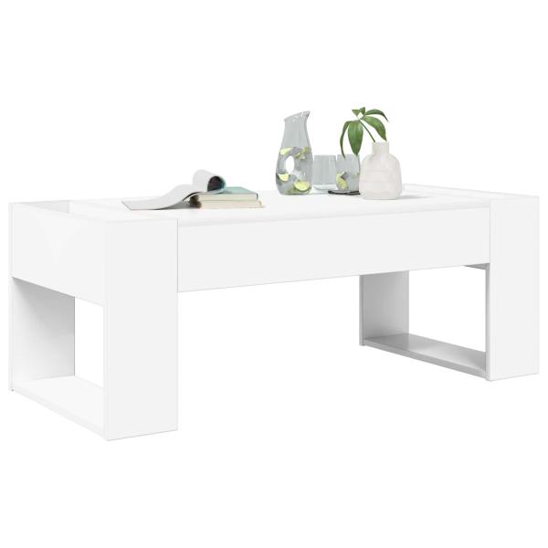 Couchtisch Weiß 110 x 50 x 41 cm Holzwerkstoff