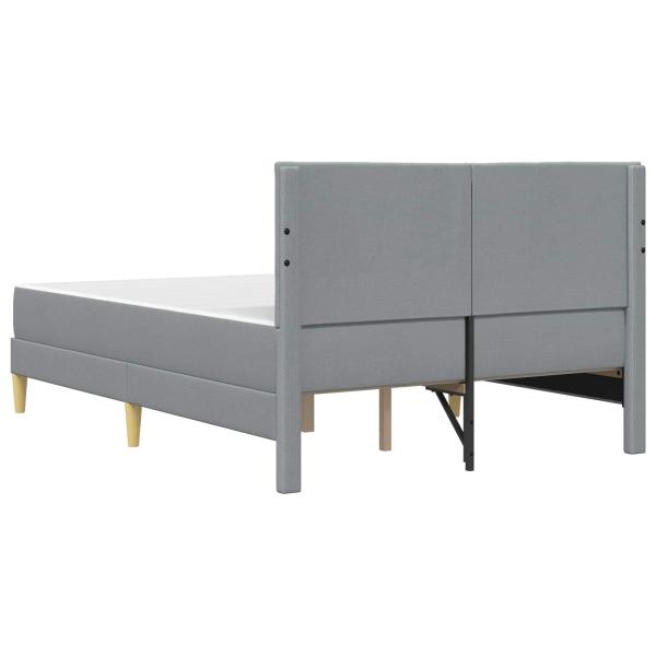 Bettrahmen Bettrahmen Hellgrau 120 x 190 cm Polyester
