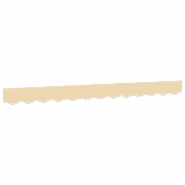 Markisenvolant Creme Gestreift 300 cm