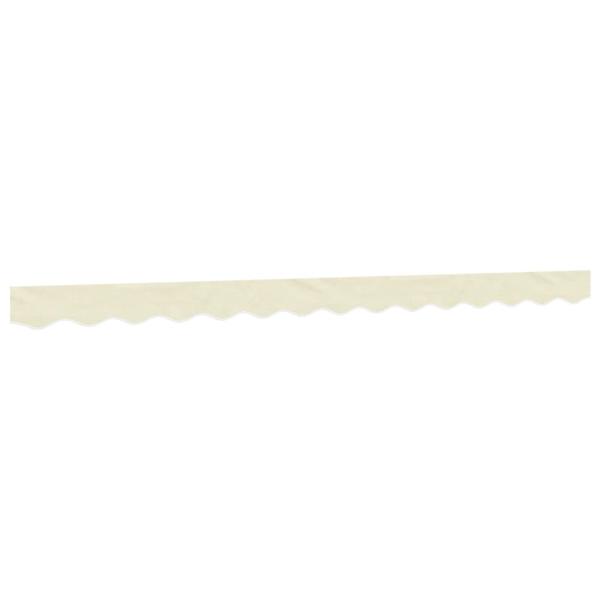 Markisenvolant Creme Gestreift 350 cm