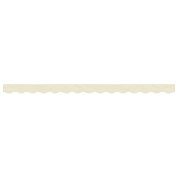 Markisenvolant Creme Gestreift 350 cm