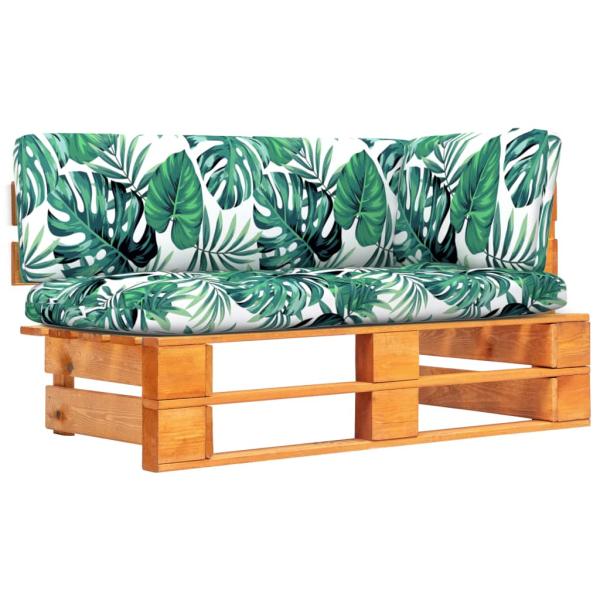 ARDEBO.de - Garten-Ecksofa aus Paletten Honigbraun Kiefernholz Imprägniert