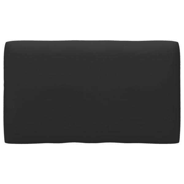 2-Sitzer-Palettensofa Schwarz Imprägniertes Kiefernholz