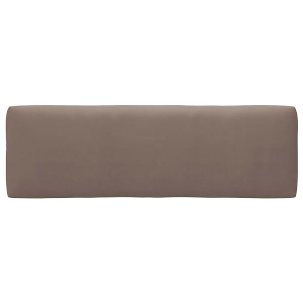 2-Sitzer-Palettensofa Schwarz Imprägniertes Kiefernholz