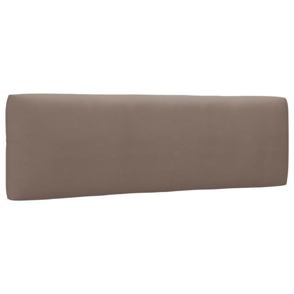 2-Sitzer-Palettensofa Schwarz Imprägniertes Kiefernholz