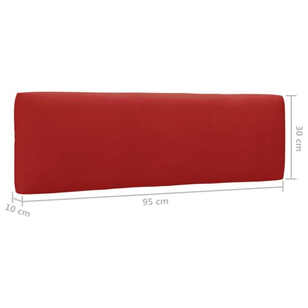 4-tlg. Paletten-Lounge-Set Schwarz Imprägniertes Kiefernholz